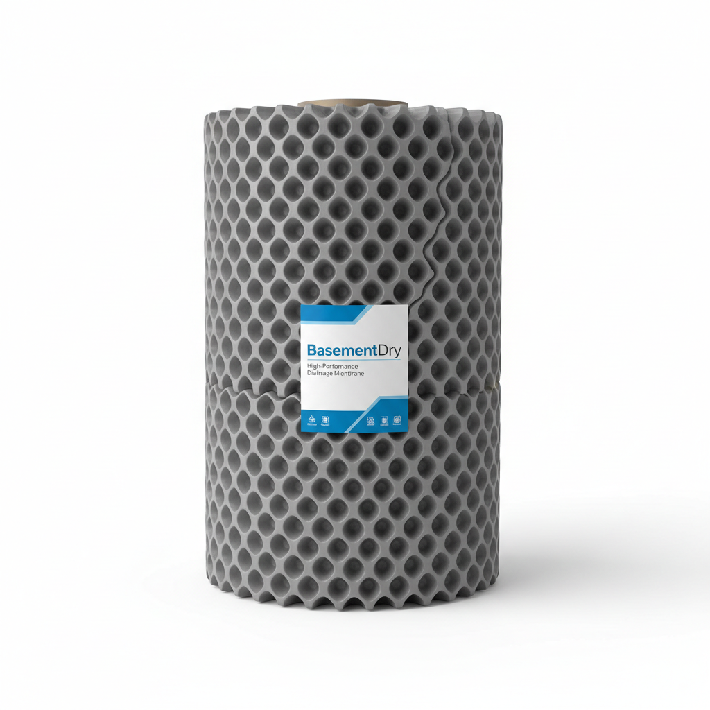 BasementDry Interior Basement Drainage Membrane